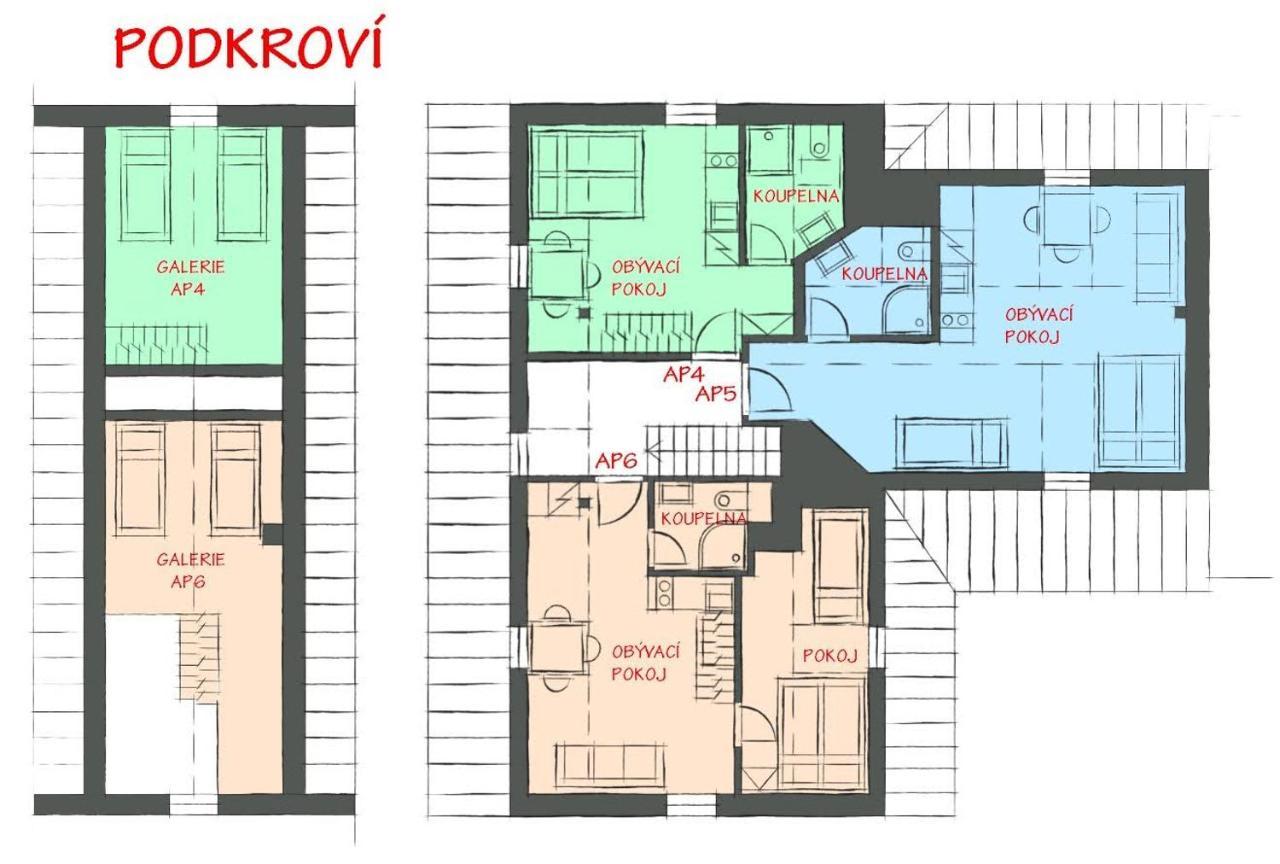 Apartmány U Muzea Horní Blatná Esterno foto